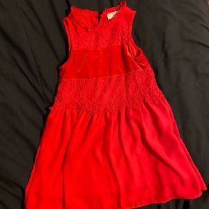 Girls Red Dress - Size 6